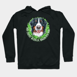 One Lucky Bernese Mountain Funny St. Patrick Dog Hoodie